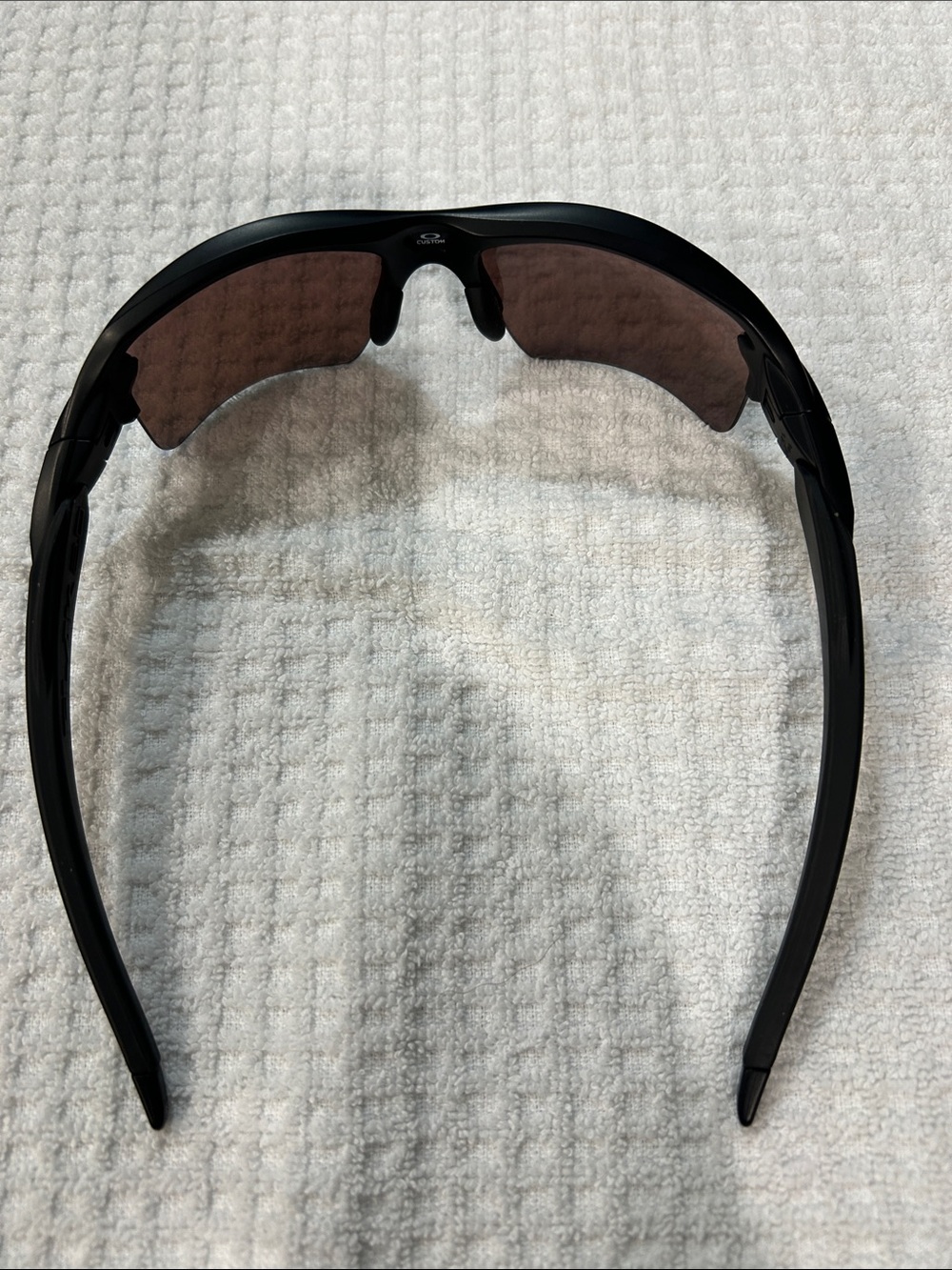 Oakley flak 2.0 black matte sunglasses w/ prizm deep water polarized lenses - Picture 4 of 14